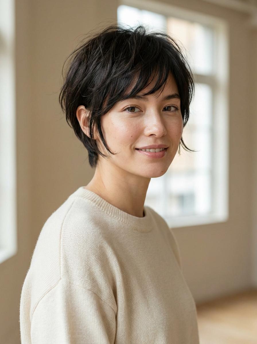 Long Pixie mit mehr Stylingfreiheit - moderner Kurzhaarschnitt für Frauen